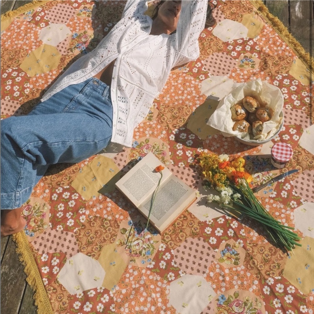Spell Freda picnic blanket rug nwt - Picture 3 of 7